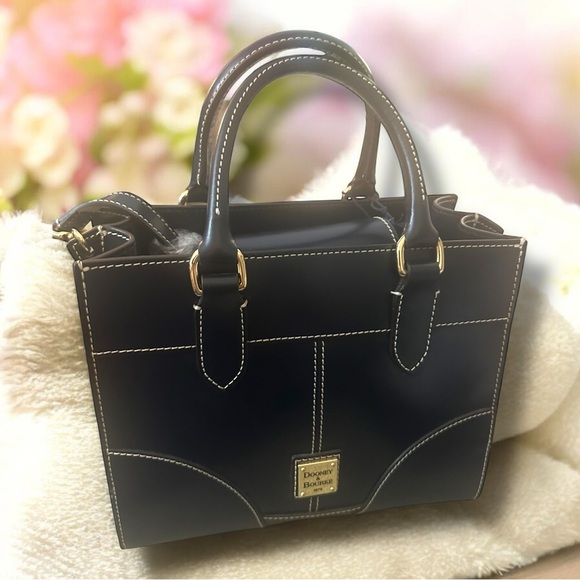 Dooney & Bourke Dark Navy Florentine Leather SatchelNWT Crossbody